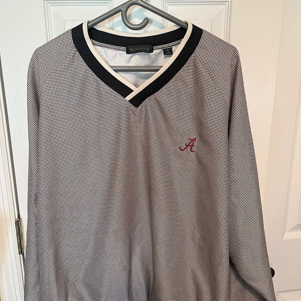 Divots University of Alabama Hounds Tooth Pull Over Wind Breaker